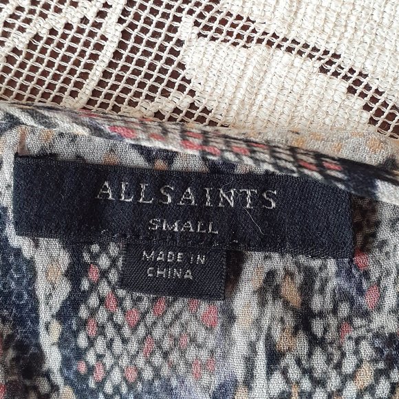 All Saints Faux Wrap Blouse - Picture 8 of 14